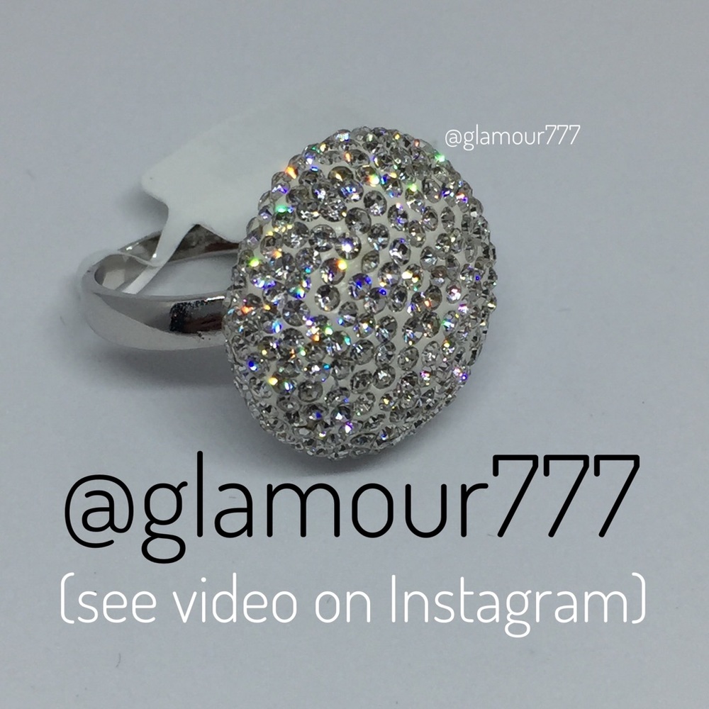 Gorgeous Crystal Dome Ring